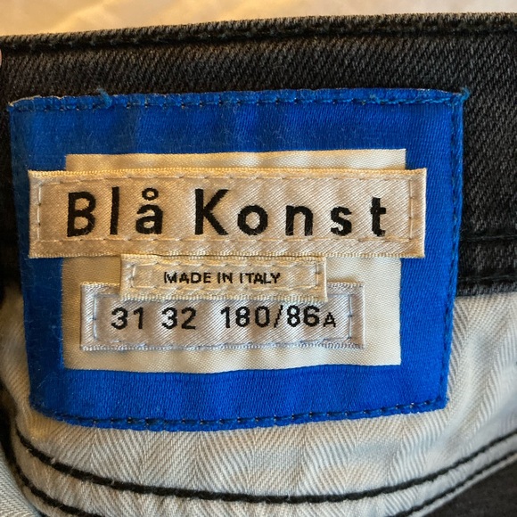 Acne Studios Bla Konst North Jeans - Used Black - Picture 3 of 3